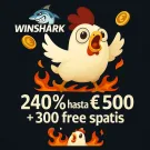 240% hasta €2500 + 300 Giros Gratis – WinShark